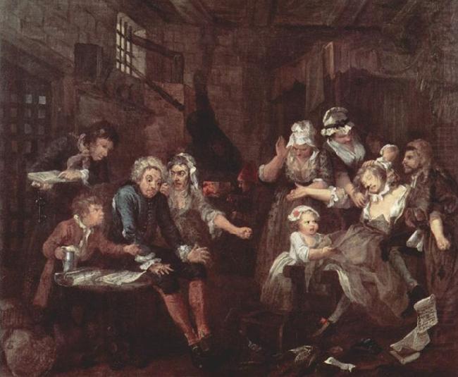 Der Lebensweg eines Wustlings, William Hogarth